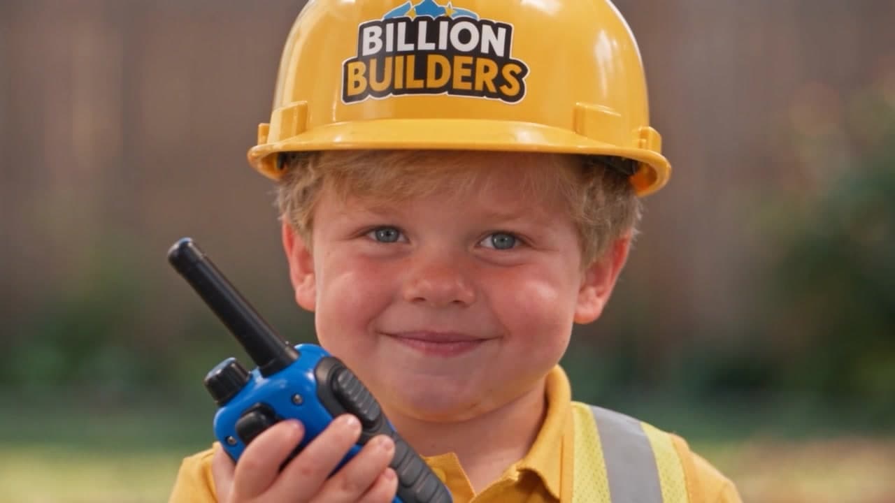 Roman from BillionBuilders on a walkie-talkie